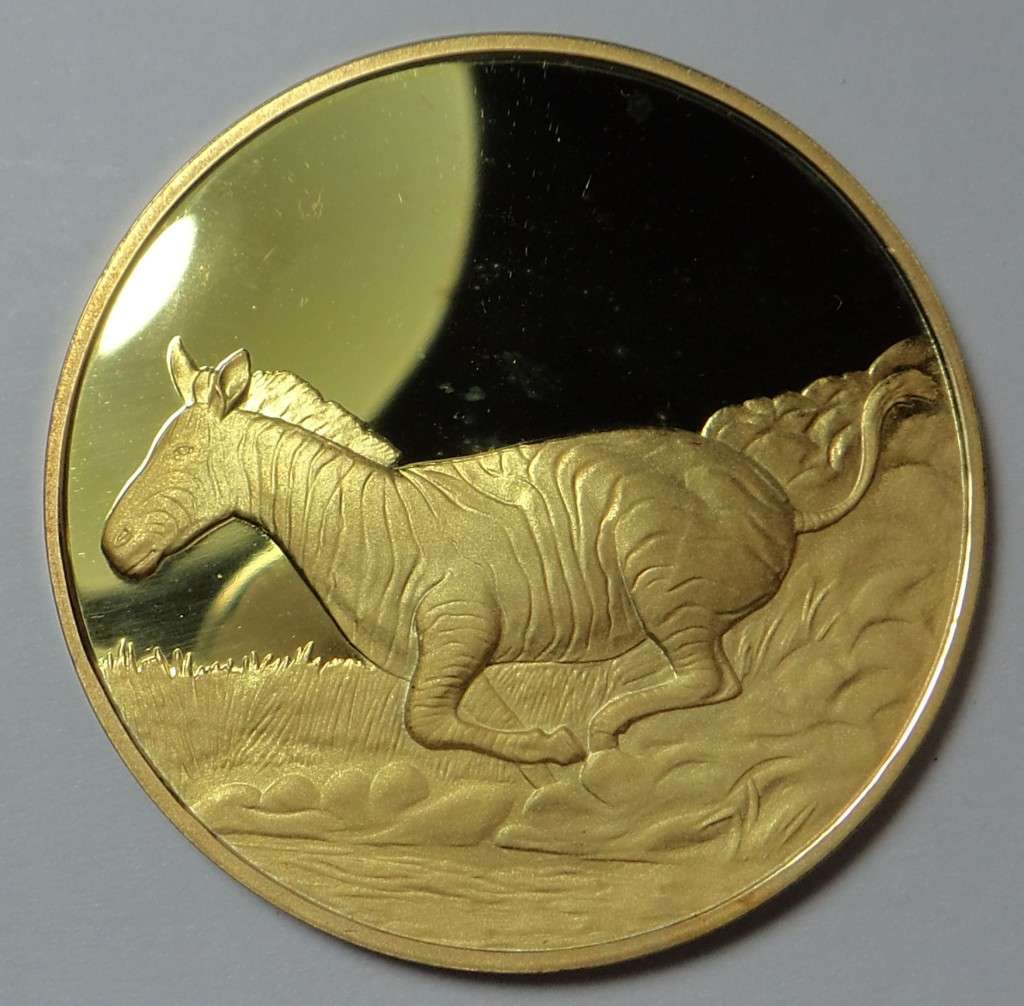 Wildlife Society Sterling Silver Medal: The Zebra