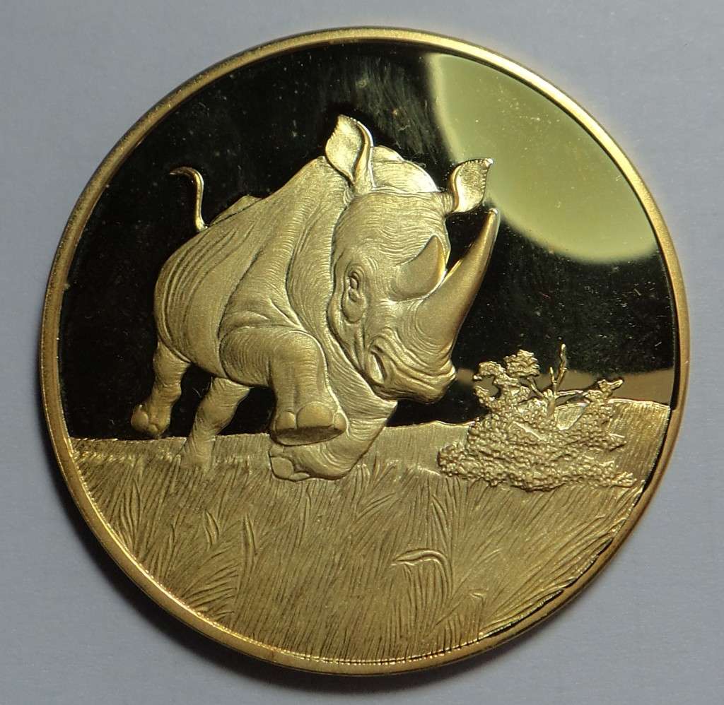 Wildlife Society Sterling Silver Medal: The Rhinoceros