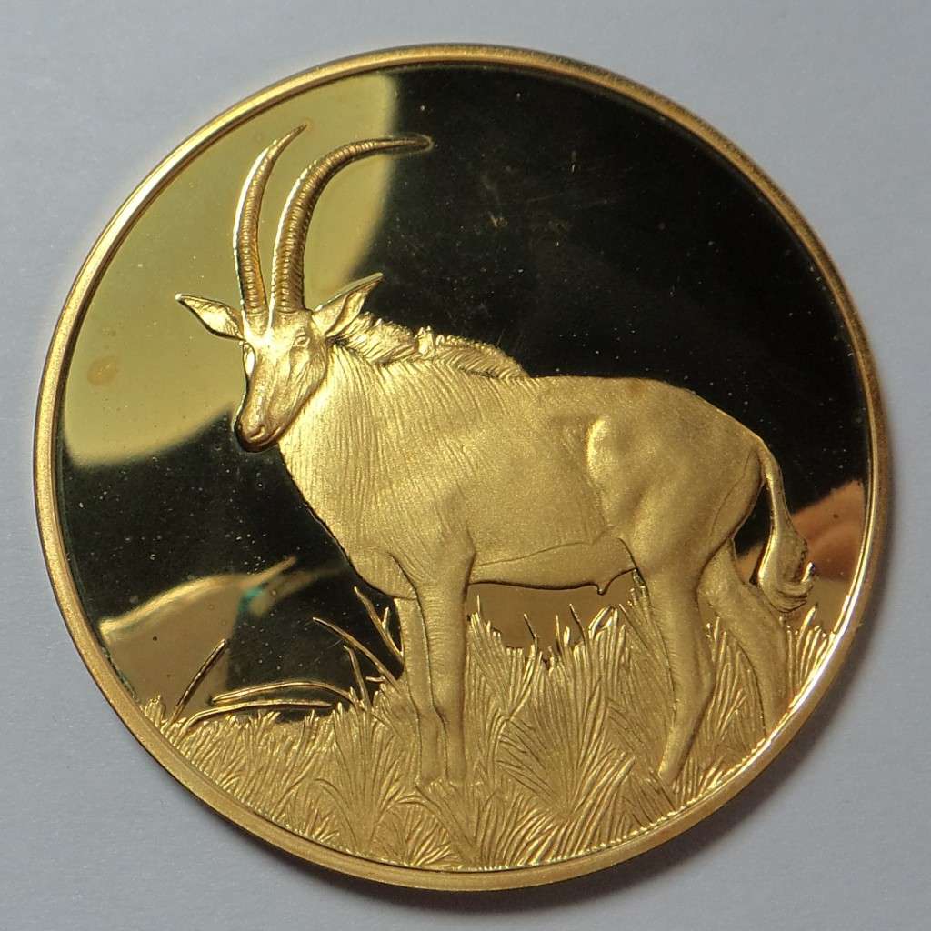 Wildlife Society Sterling Silver Medal: The Sable Antelope