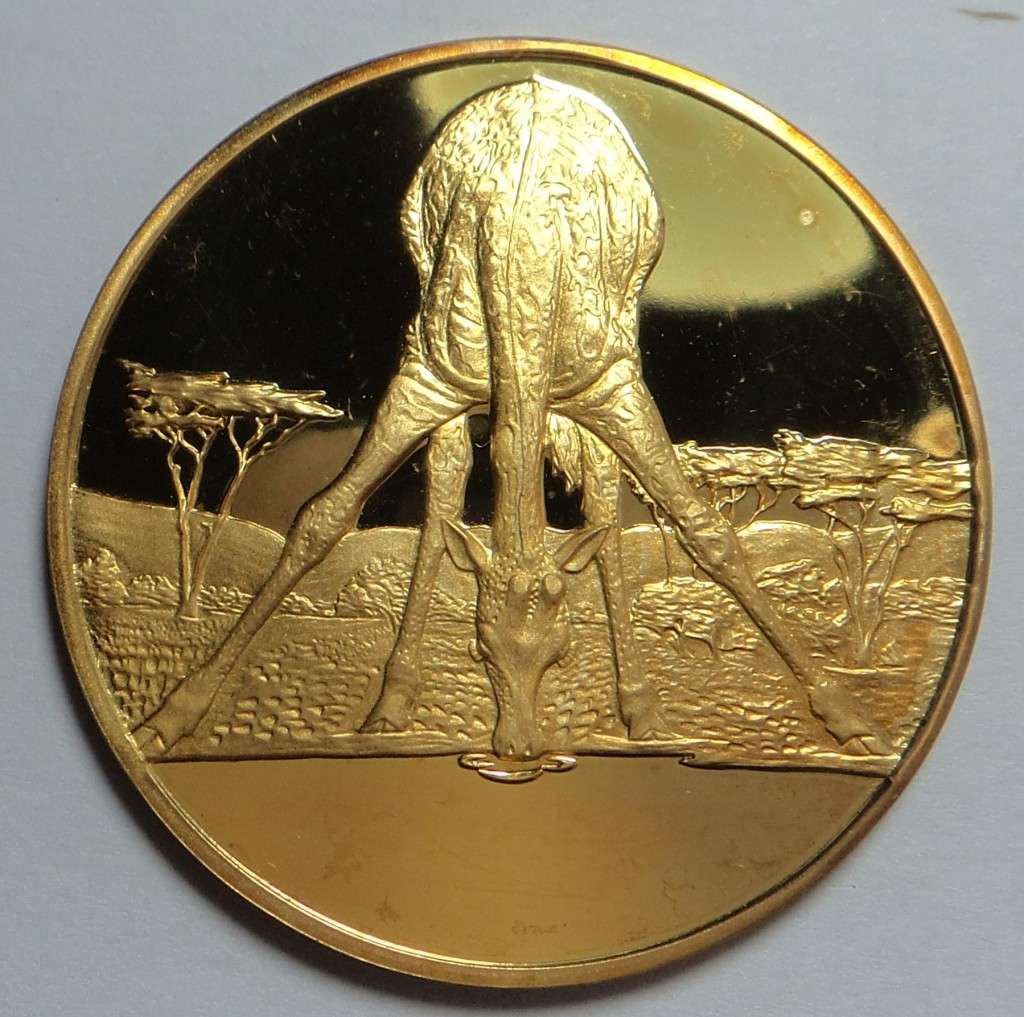 Wildlife Society Sterling Silver Medal: The Giraffe