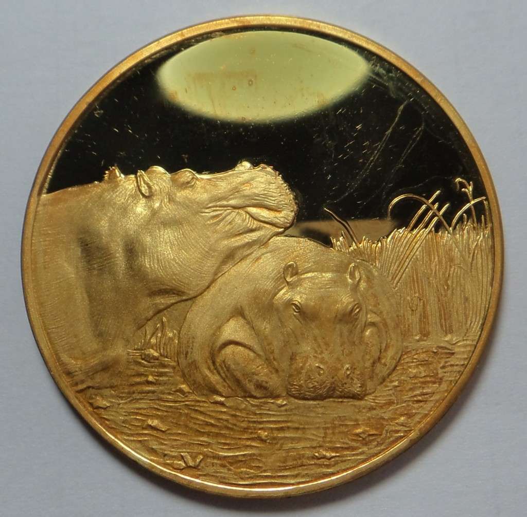 Wildlife Society Sterling Silver Medal: The Hippopotamus
