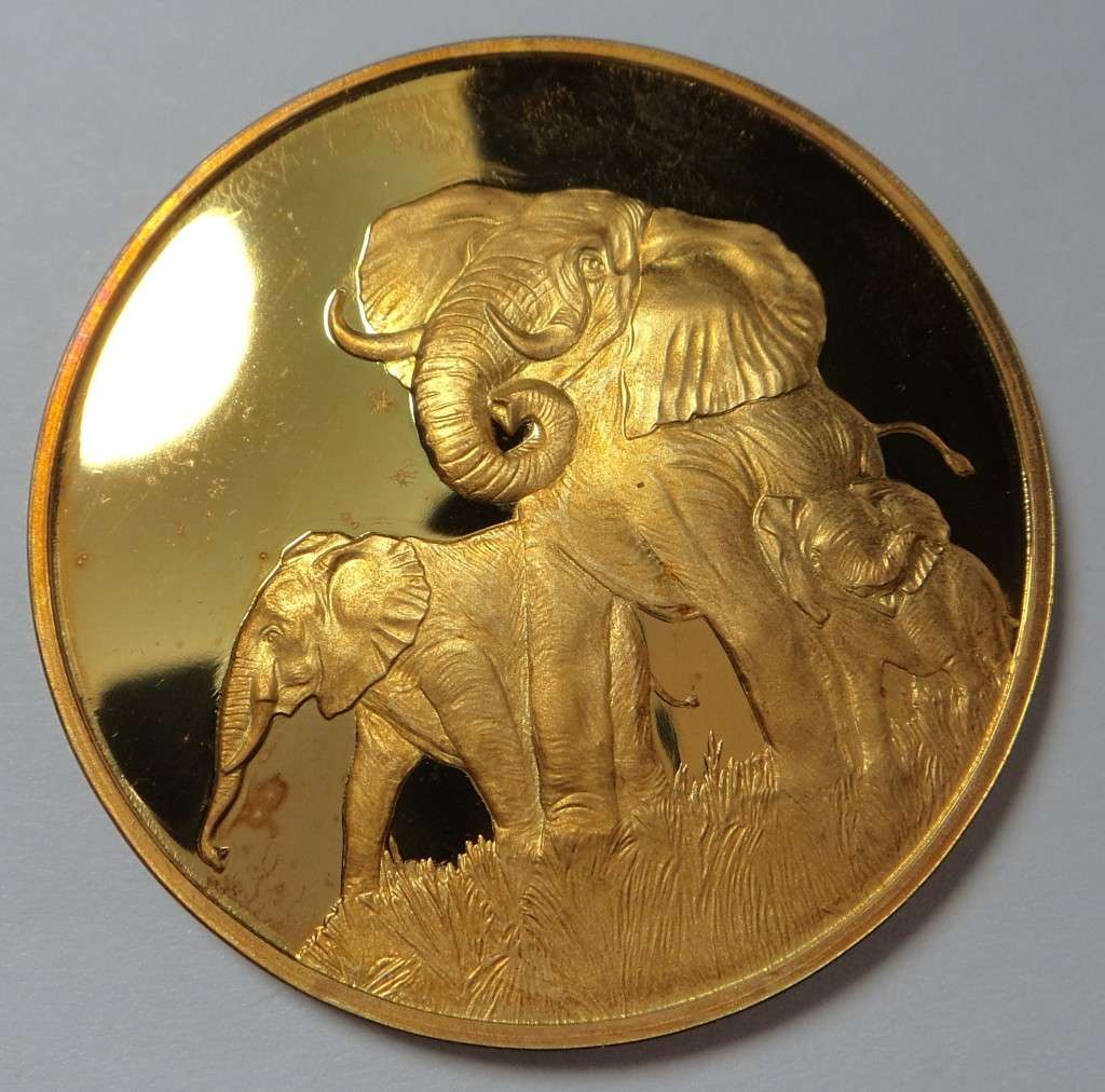 Wildlife Society Sterling Silver Medal: The Elephant