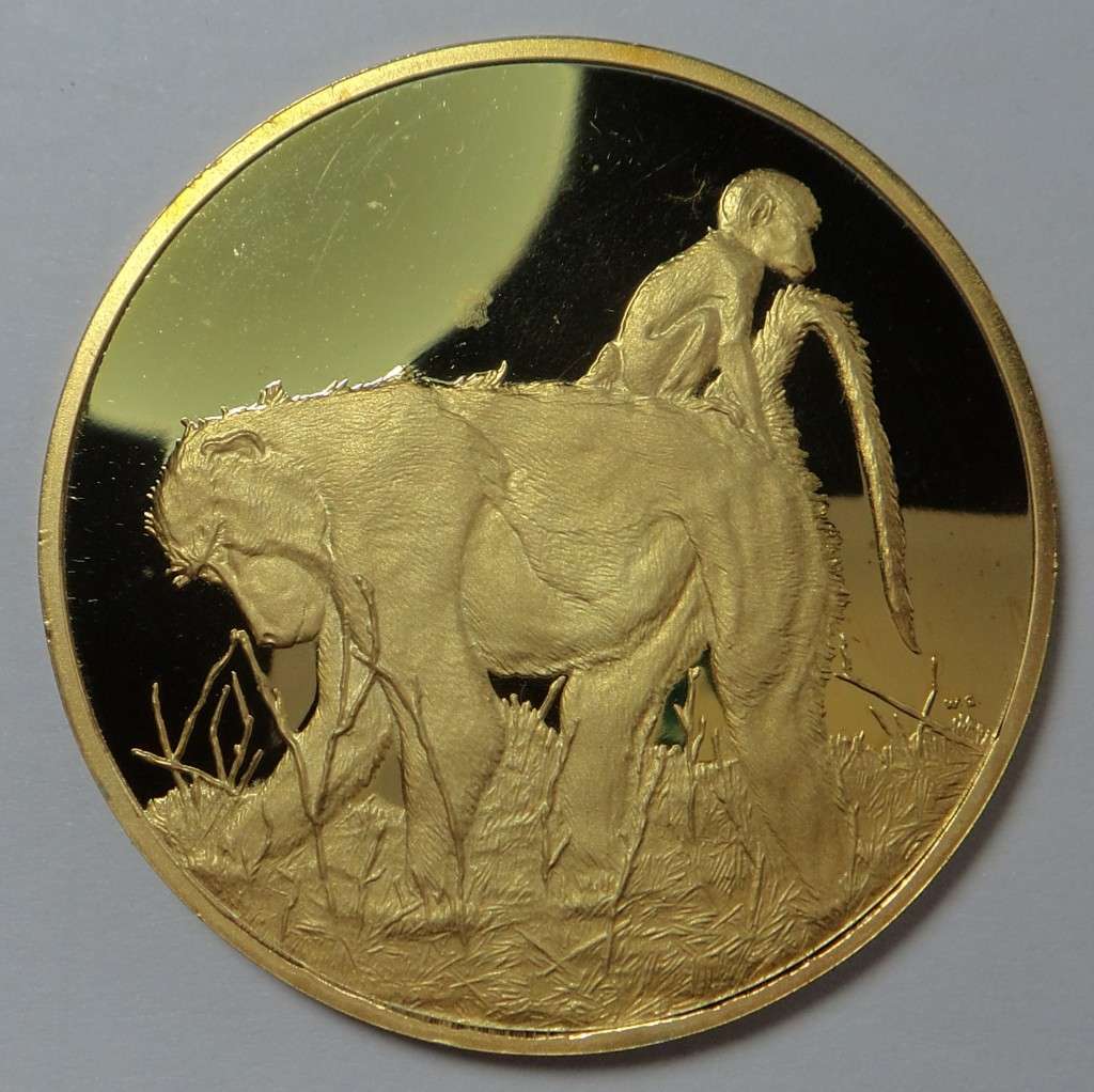 Wildlife Society Sterling Silver Medal: The Baboon