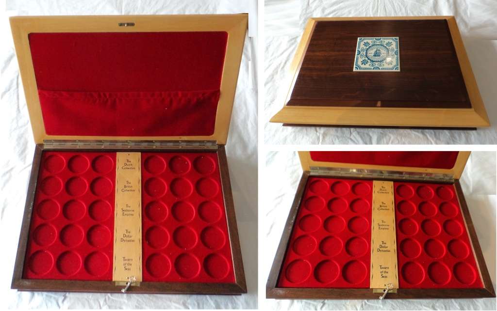 Cabinet for displaying / storing 30 large medallions or coins