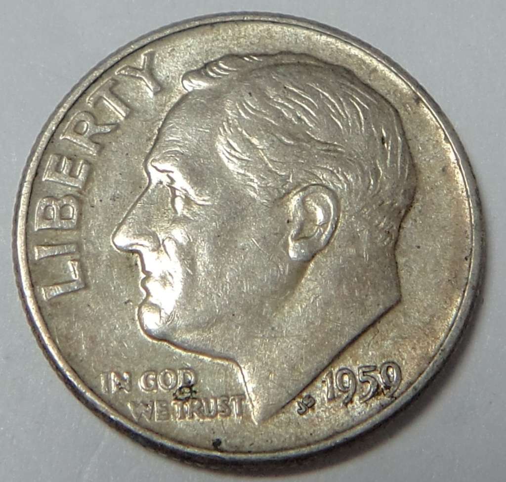 USA Roosevelt Dime 1959 (P)