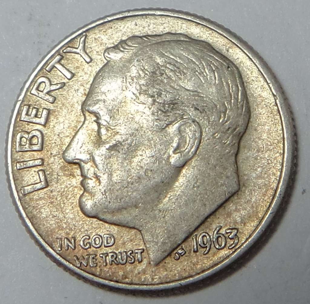 USA Roosevelt Dime 1963 (D)