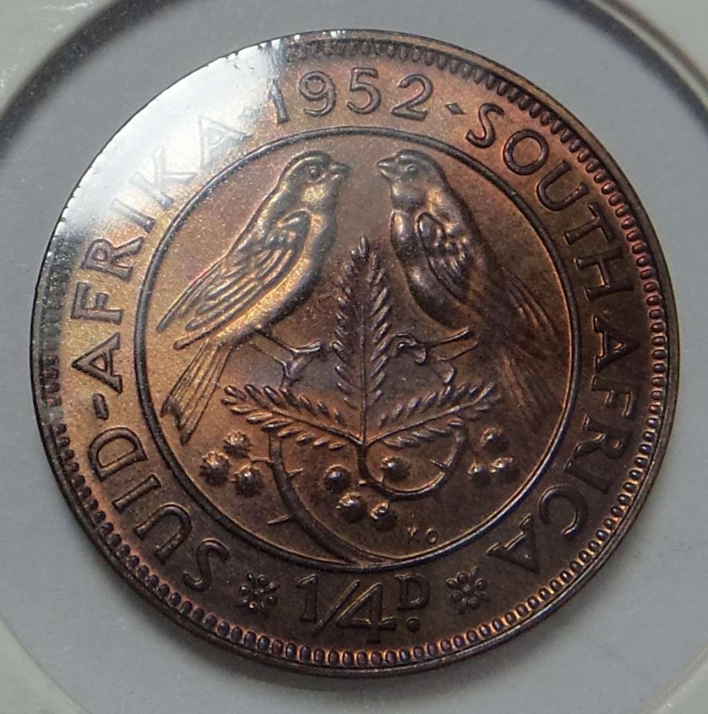 Union of South Africa: Proof Farthing of 1952