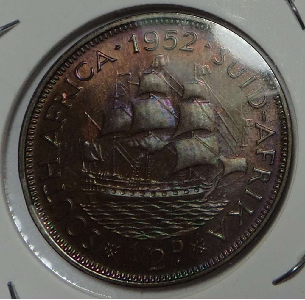 Union of South Africa: Proof Half Penny of 1952