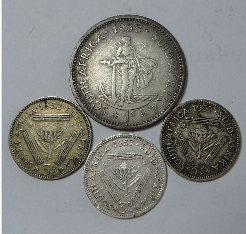 Union of South Africa: Coin Set of the 1950s