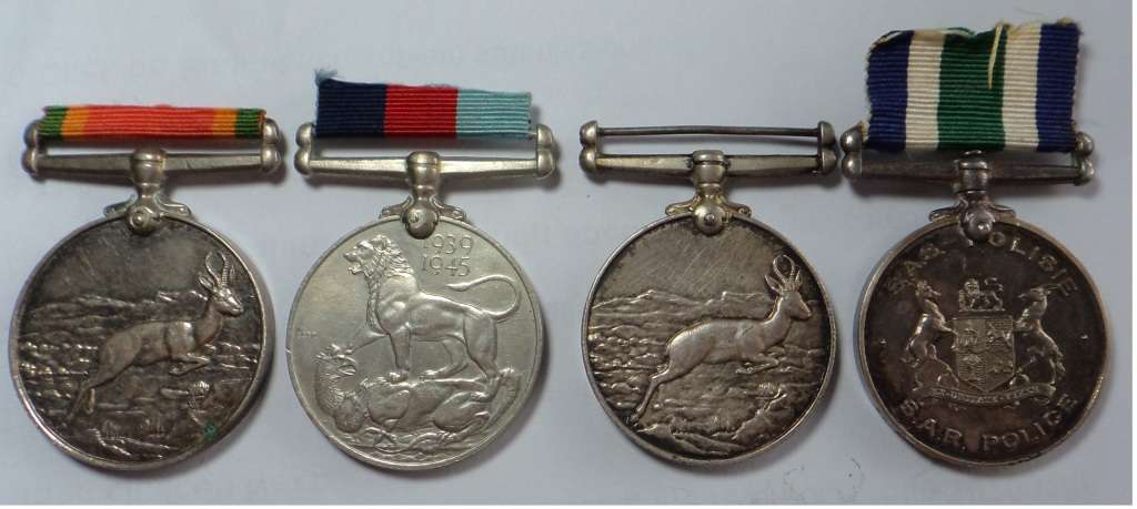 World War II Group with SAR Police Medal to E.M.E. Lotz