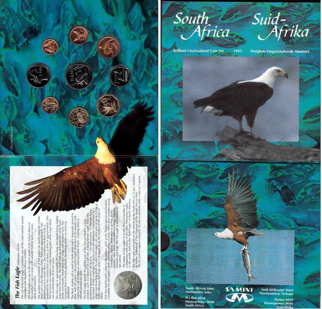 RSA: Brilliant Uncirculated Coin Set of 1995 (4 available)