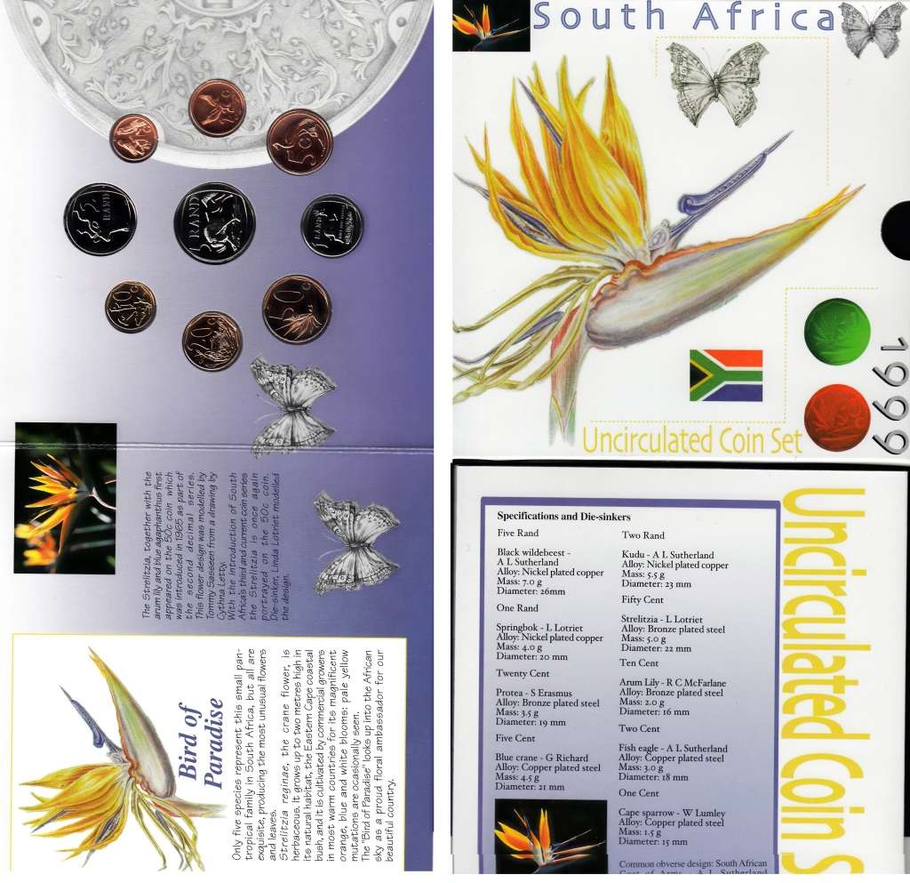 RSA: Uncirculated Coin Set of 1999