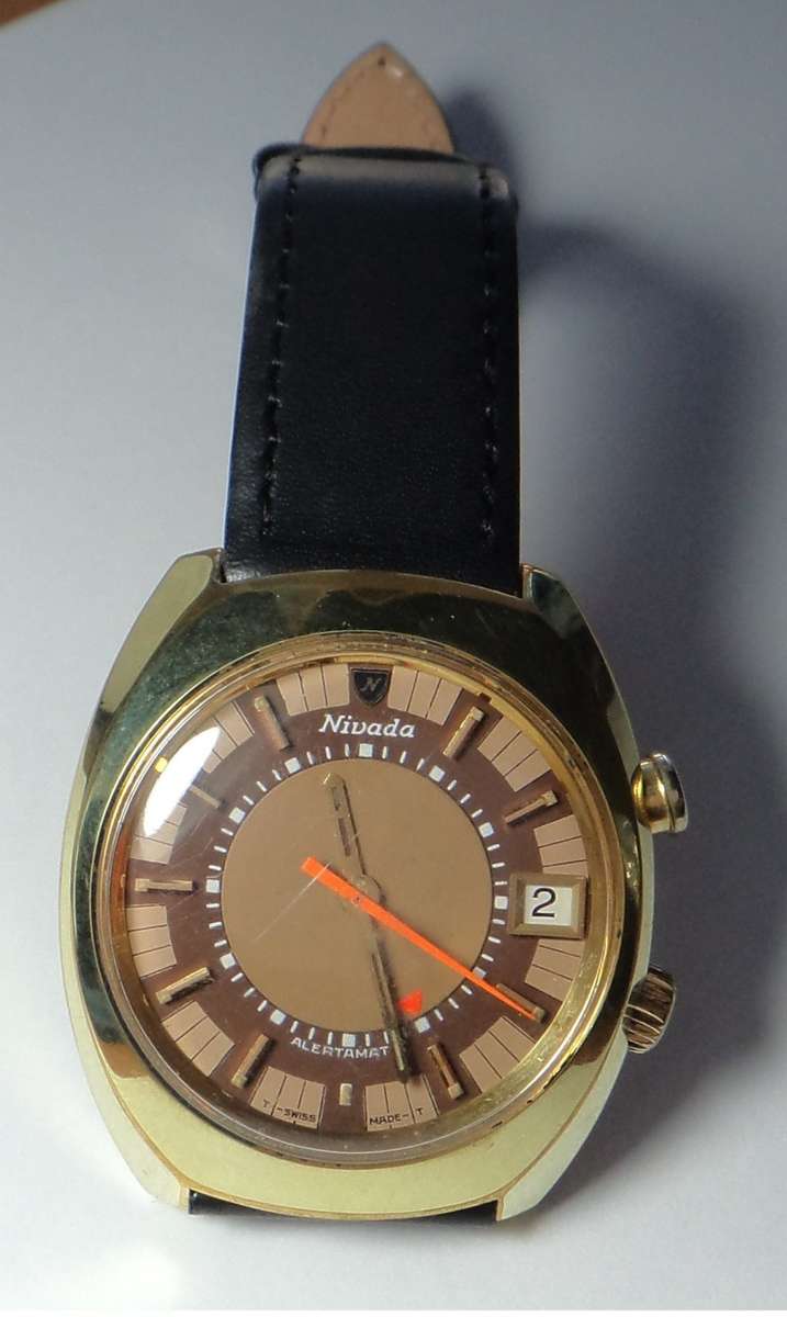 Vintage Nivada Alertamatic Men's Watch valued at R35 000