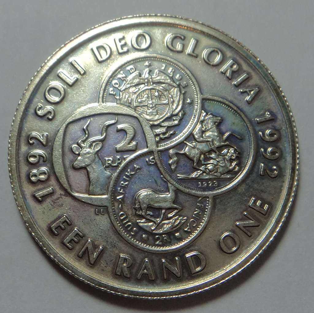 Rep. of S. Africa: Silver R1 of 1992 (2 available)