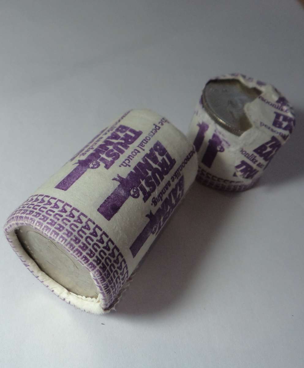 Trust Bank Roll of R1 Coins of  1990