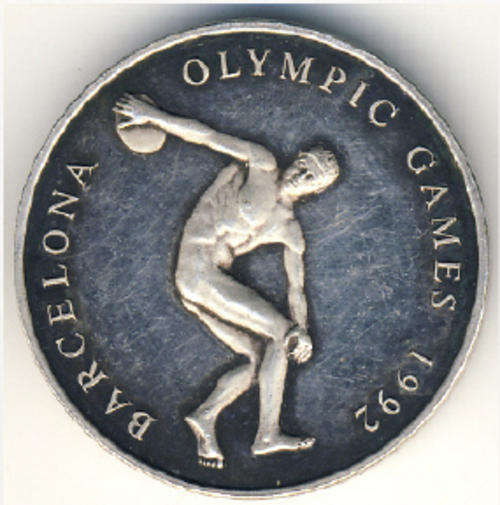 1992 Silver SA Olympic Readmission Medal