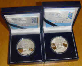DOUBLE SETS :2007 Nelson Mandela and FW De Klerk PROOF Proteas (Winner gets Both)