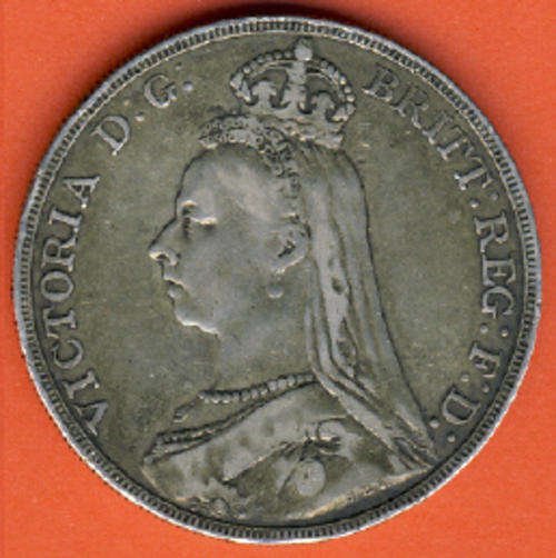 Jubilee Head Crown (1889) of Queen Victoria