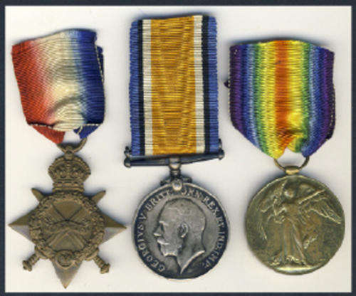 WW1 Group of medals to an OFFICER (Lt. FC Rosslee) Heidelberg Commando