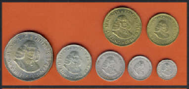 FIRST Coin issues for the Republic of South Africa (1961)