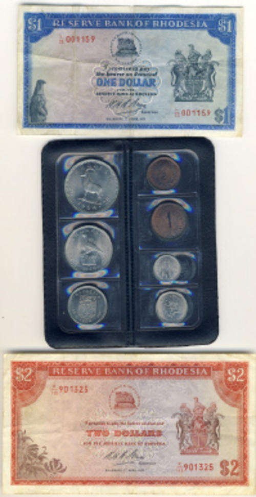 The LAST type Coins & Bank Notes of RHODESIA