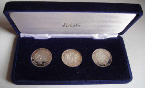 1988 Silver R1 Proof Set : Diaz, Great Trek and French Huguenots