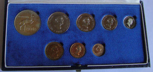 1976 RSA Short Proof Set in Blue SAM Box as issued.