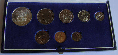 1979 RSA Short Proof Set in Blue SAM Box as issued.