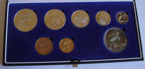 1989 RSA Short Proof Set in Blue SAM Box as issued.