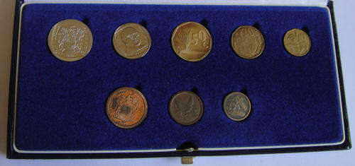 1990 RSA Short Proof Set in Blue SAM Box as issued.