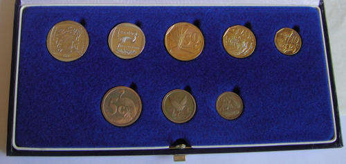 1991 RSA Short Proof Set in Blue SAM Box as issued.