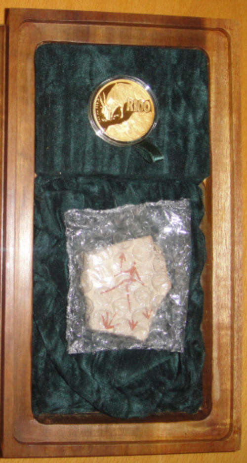 The 2007 NATURA LAUNCH SET : 1 Oz Proof GOLD Natura: The Eland