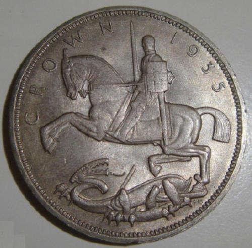 1935 English Crown (The Rocking Horse Issue)