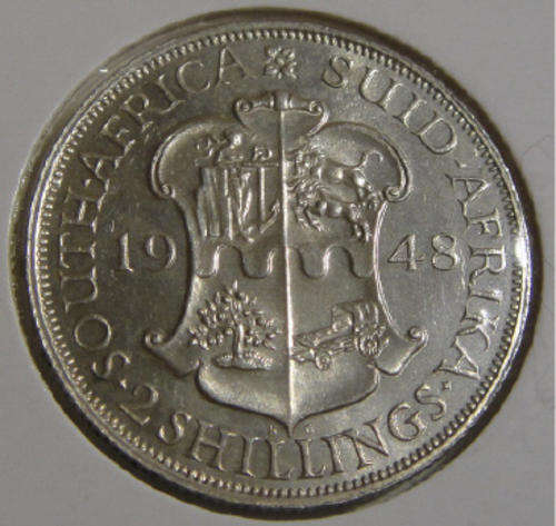 1948 SA Union Two Shilling (Proof Condition and a scarce year)
