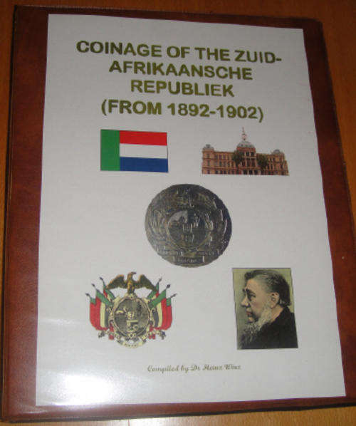 Z.A.R. Paul Kruger Coin Collection in custom made ZAR Collectors Album