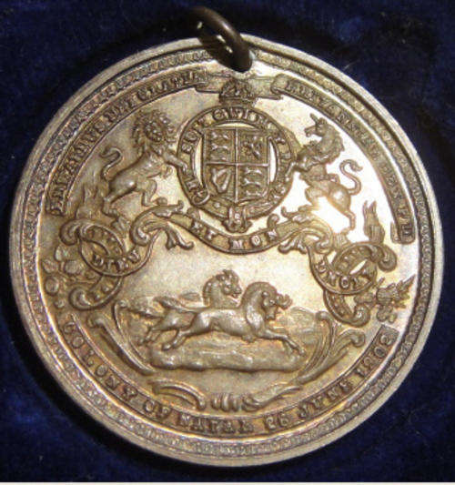 NATAL Medal 1902 issued in SILVER: In TOP condition (Anglo-Boer War Era).