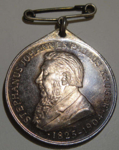 Paul Kruger Statue Unveiling 11 October 1954 : STERLING SILVER English Issue