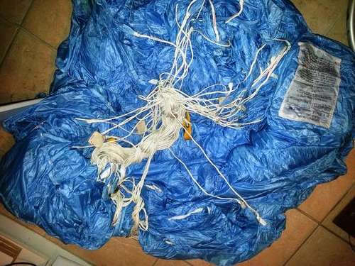SQUARE MAVERICK RESERVE PARACHUTE BELONGED TO EX RECCE