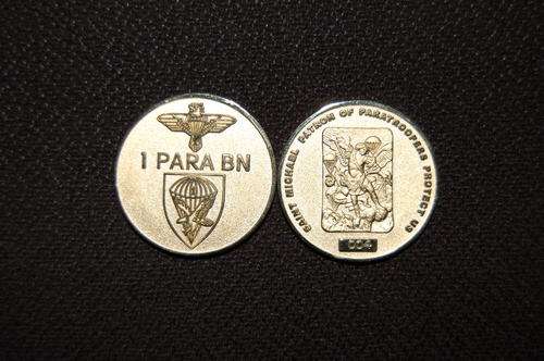 GOLD 1 PARACHUTE BATTALION REUNION MEDALLION LIMITED EDITION. ONLY ONE