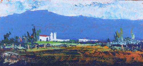 Original oil painting by DREYER