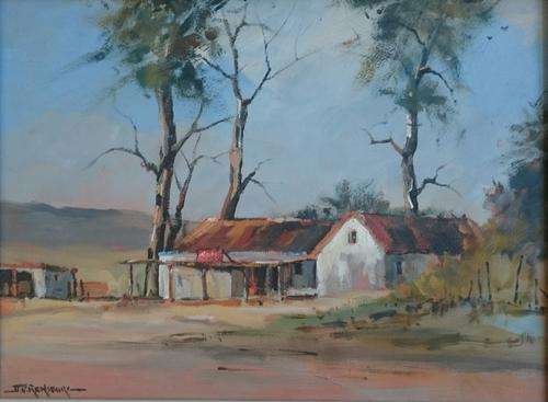 Original oil painting by JOHANN VAN RENSBURG