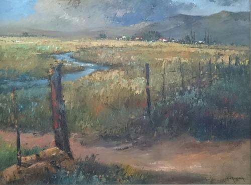 Original oil painting by JOHANN VAN RENSBURG