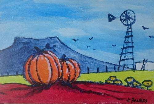 Original acrylic painting by A. BEUKES