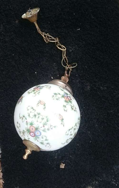 Old Pendant with beautiful coloured motives
