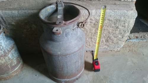 Old milk can