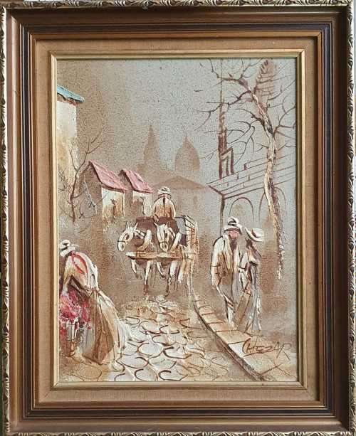 Original oil painting by BORIS CHEZAR