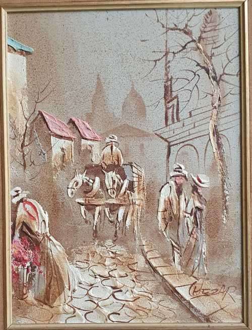 Original oil painting by BORIS CHEZAR