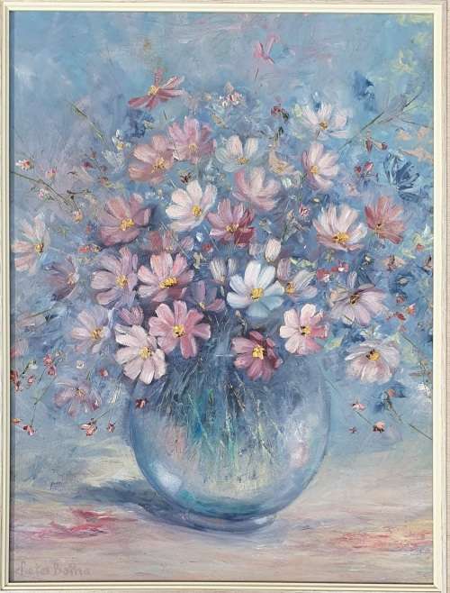 Original oil painting by PIETER BOTHA as per photo