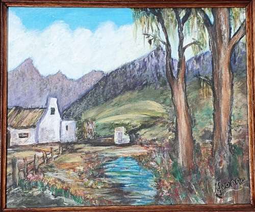 Original acryl painting by Yvonne as per photo