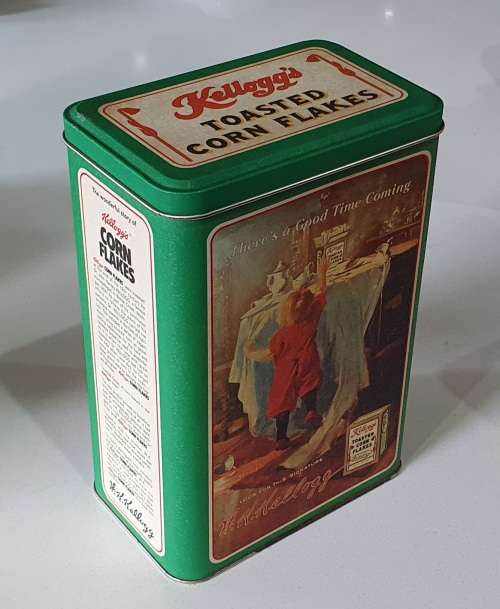 KELLOGG`s tin as per photos